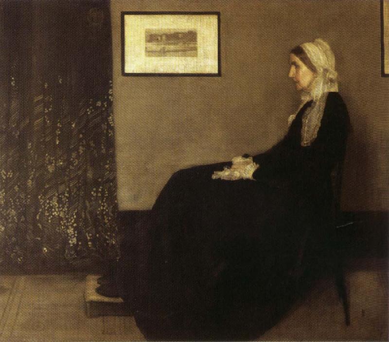 James Abbott McNeil Whistler Arrangement in Gray and Black: Portrait of the Artist's Mother China oil painting art